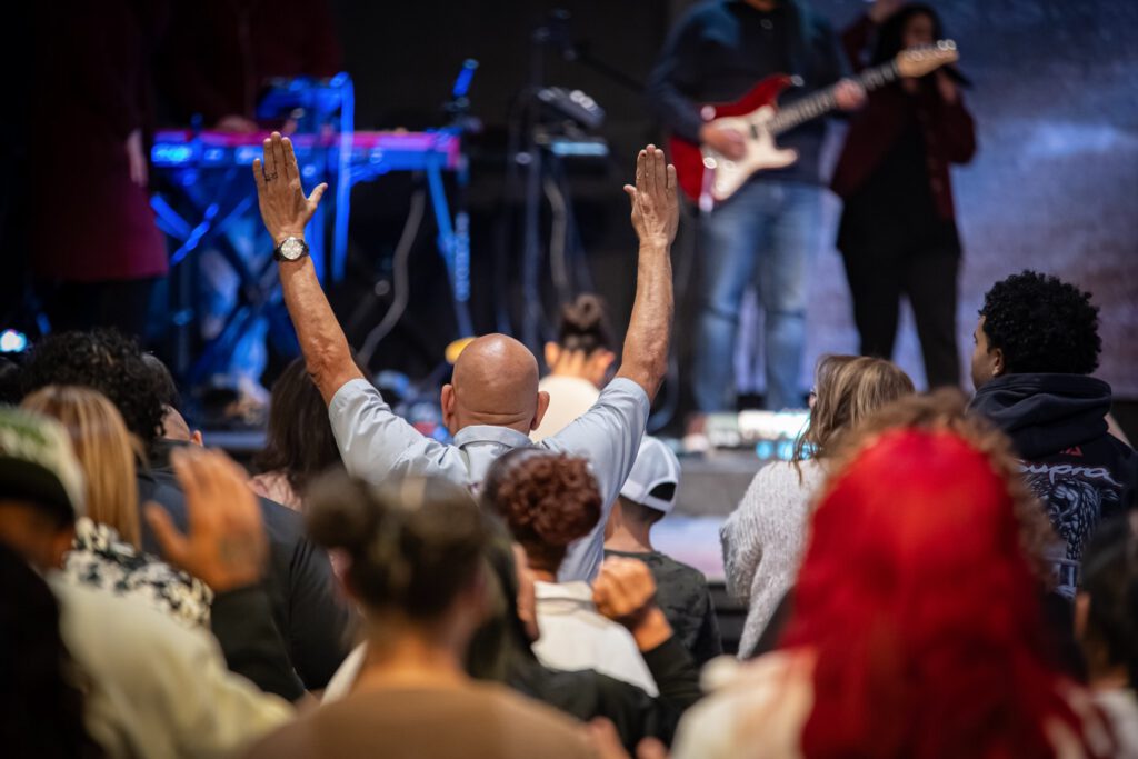 CDA church durning worship.